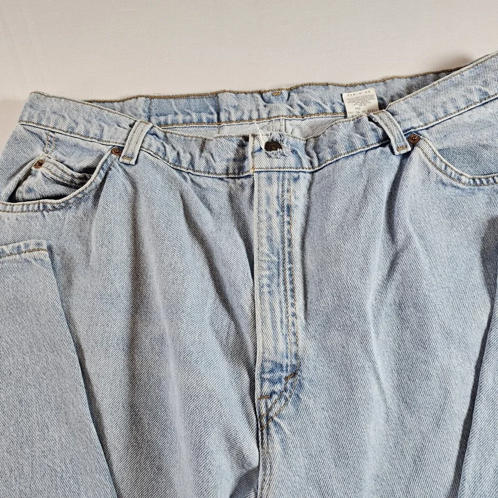 Vtg Levi Orange Made In USA Tab 9922 Tapered Fit Size 20 MED Women's Jeans *READ